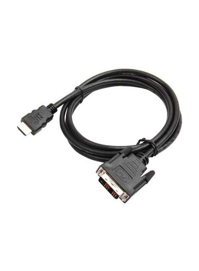 HDMI To DVI Cable Black/Silver